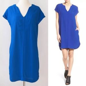 Madewell Du Jour Short Sleeve Tunic Dress